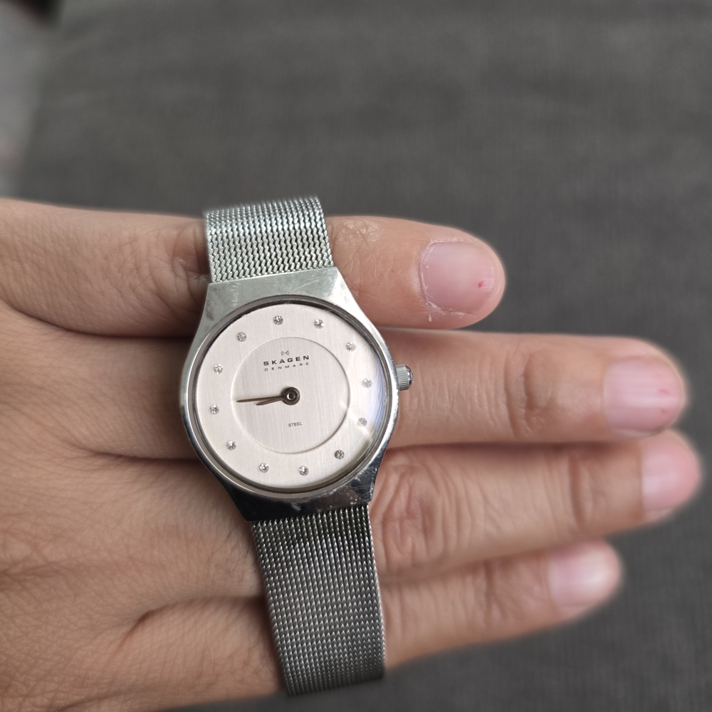 Skagen Silver Mesh Strap Watch For PARTS